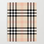 Scottish Cage Luxury Plaid Pattern Poster Gallery Image 4