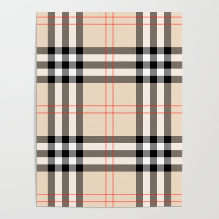 Scottish Cage Luxury Plaid Pattern Poster Gallery Image 4