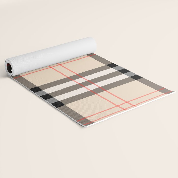 Scottish Cage Luxury Plaid Pattern Yoga Mat Gallery Image 2