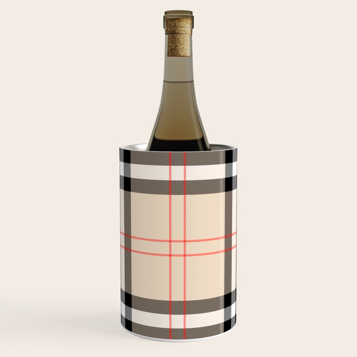 Scottish Cage Luxury Plaid Pattern Wine Chiller Gallery Image 1