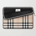 Scottish Cage Luxury Plaid Pattern Laptop Sleeve Gallery Image 2