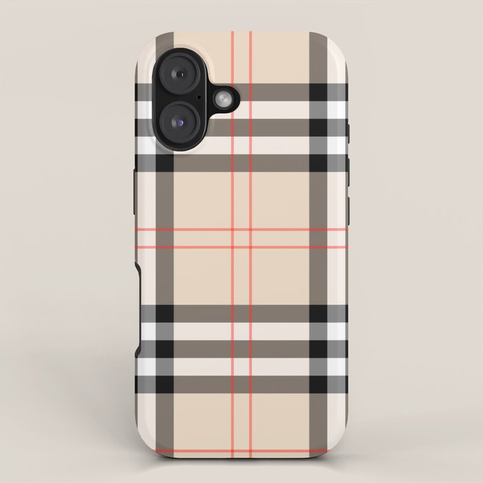 Scottish Cage Luxury Plaid Pattern iPhone Case Gallery Image 1