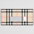 Scottish Cage Luxury Plaid Pattern Desk Mat Gallery Image 1