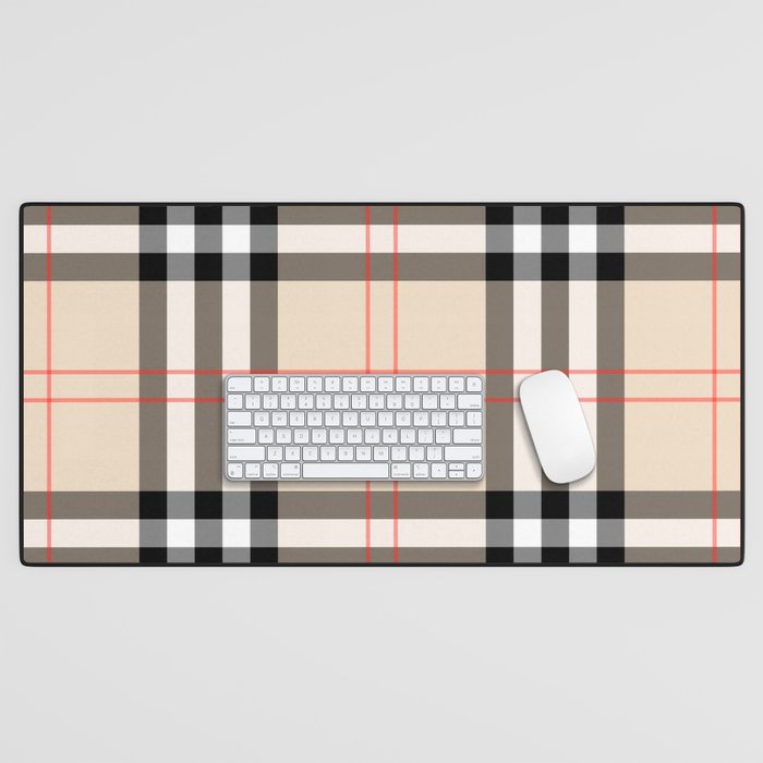 Scottish Cage Luxury Plaid Pattern Desk Mat Gallery Image 1