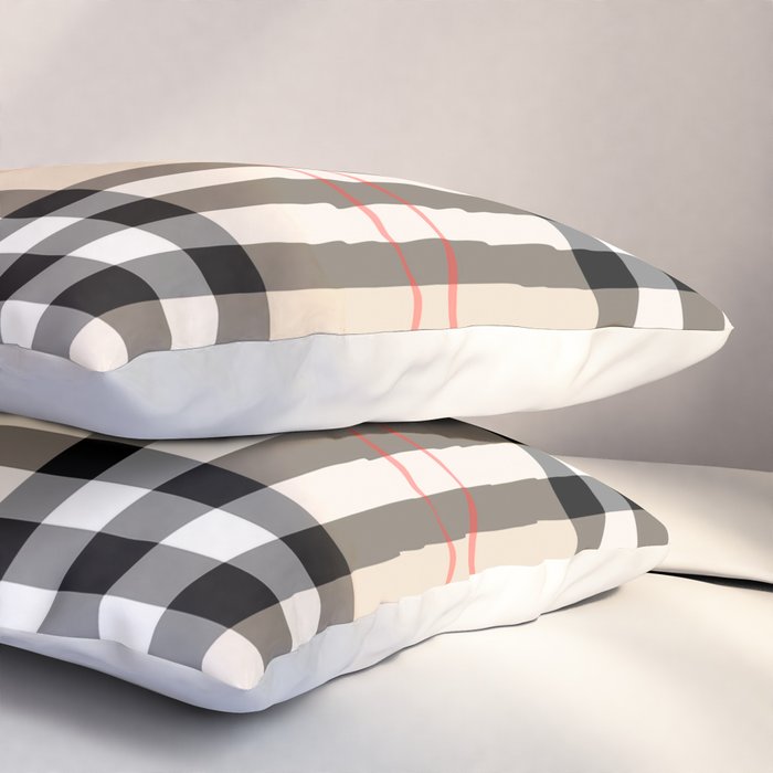 Scottish Cage Luxury Plaid Pattern Pillow Sham Gallery Image 3