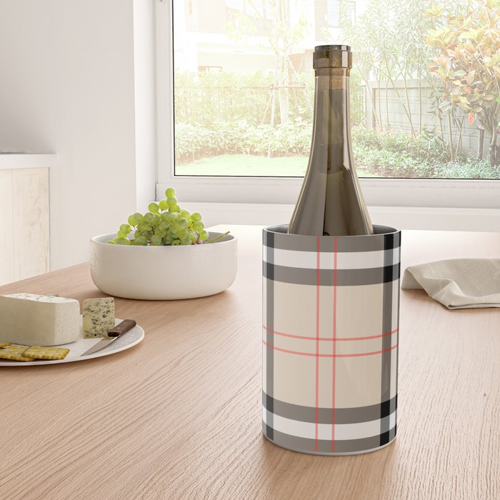 Scottish Cage Luxury Plaid Pattern Wine Chiller Gallery Image 4