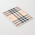 Scottish Cage Luxury Plaid Pattern Notebook Gallery Image 3