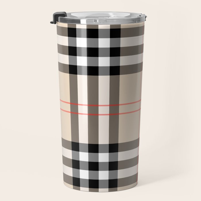 Scottish Cage Luxury Plaid Pattern Travel Mug Gallery Image 3