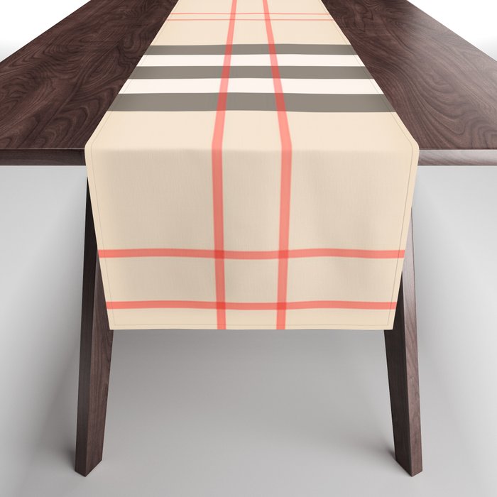 Scottish Cage Luxury Plaid Pattern Table Runner Gallery Image 1