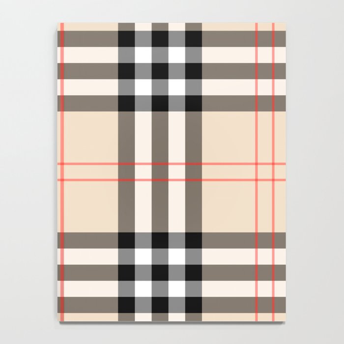 Scottish Cage Luxury Plaid Pattern Notebook Gallery Image 4