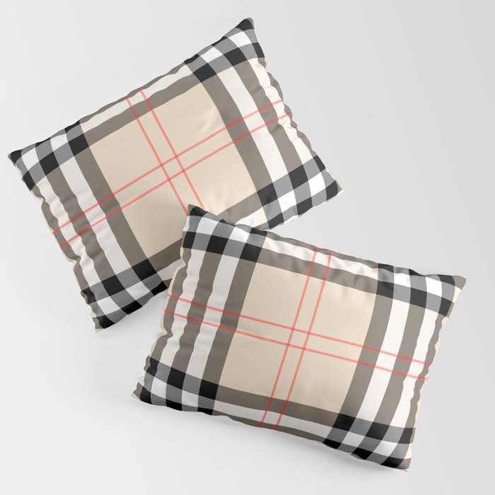 Scottish Cage Luxury Plaid Pattern Pillow Sham Gallery Image 3