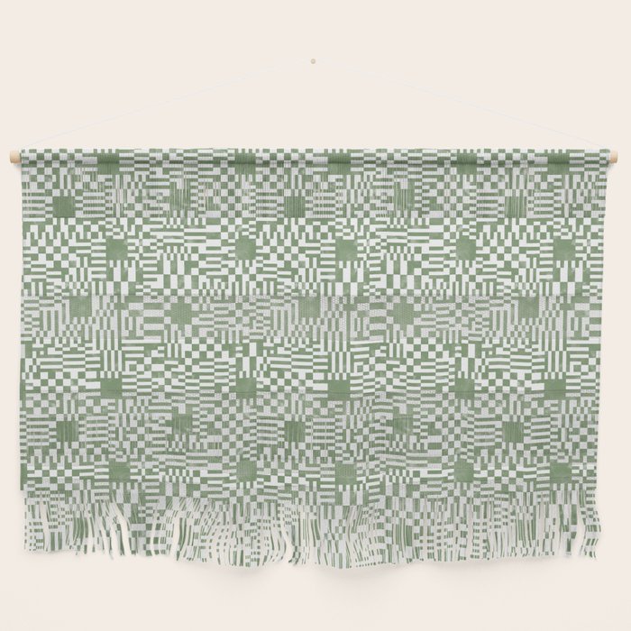 Green Op Art Vibes Wall Hanging Gallery Image 1