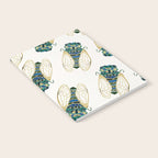 Green & Gold Cicada Notebook Gallery Image 2