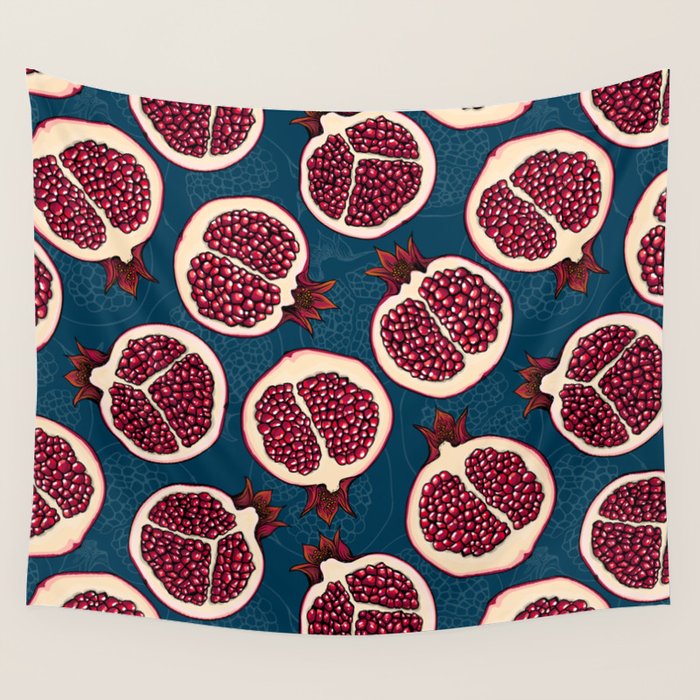 Pomegranate slices  Wall Tapestry Gallery Image 4