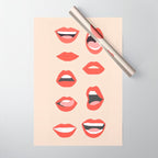 Lips III Wrapping Paper Gallery Image 1