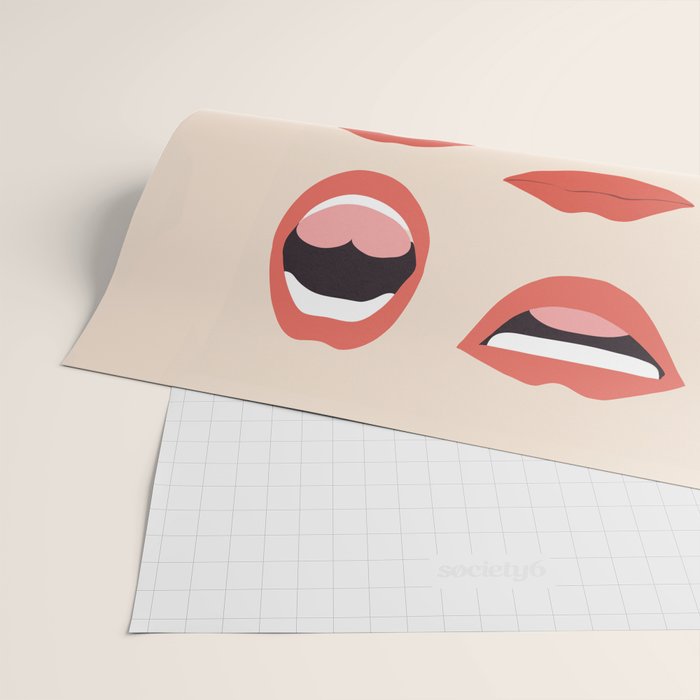 Lips III Wrapping Paper Gallery Image 2