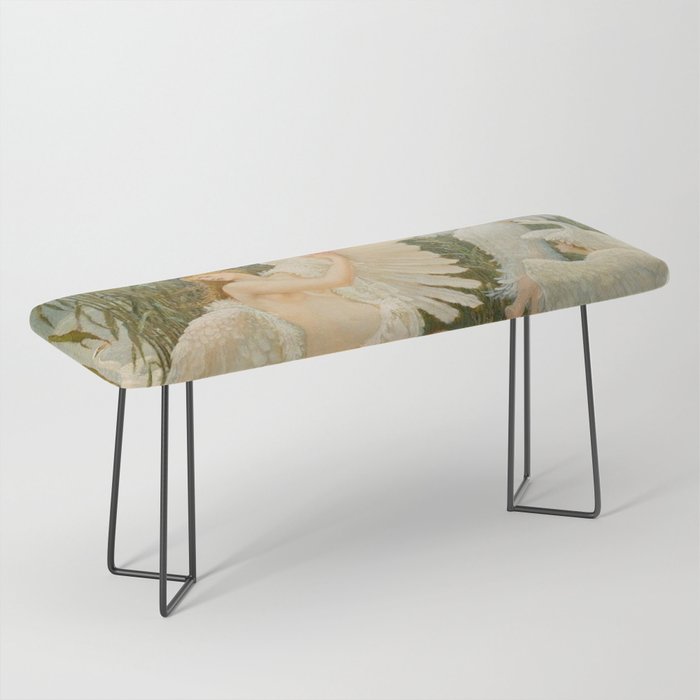 The Swan Maidens by Walter Crane Bench Gallery Image 1