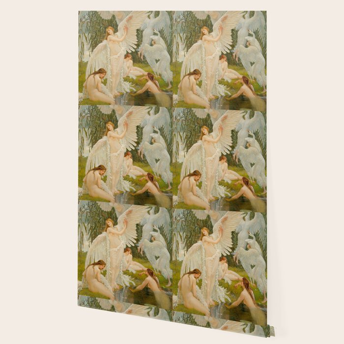 The Swan Maidens by Walter Crane Wallpaper Gallery Image 2