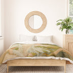 The Swan Maidens by Walter Crane Duvet Cover Gallery Image 3