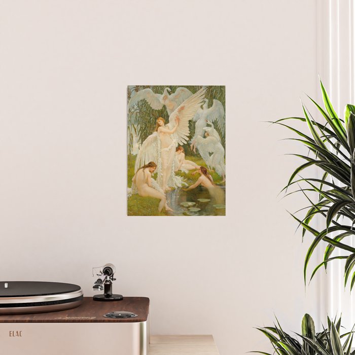 The Swan Maidens by Walter Crane Poster Gallery Image 2