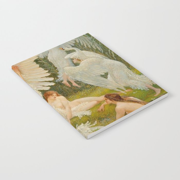 The Swan Maidens by Walter Crane Notebook Gallery Image 1