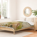 The Swan Maidens by Walter Crane Duvet Cover Gallery Image 2