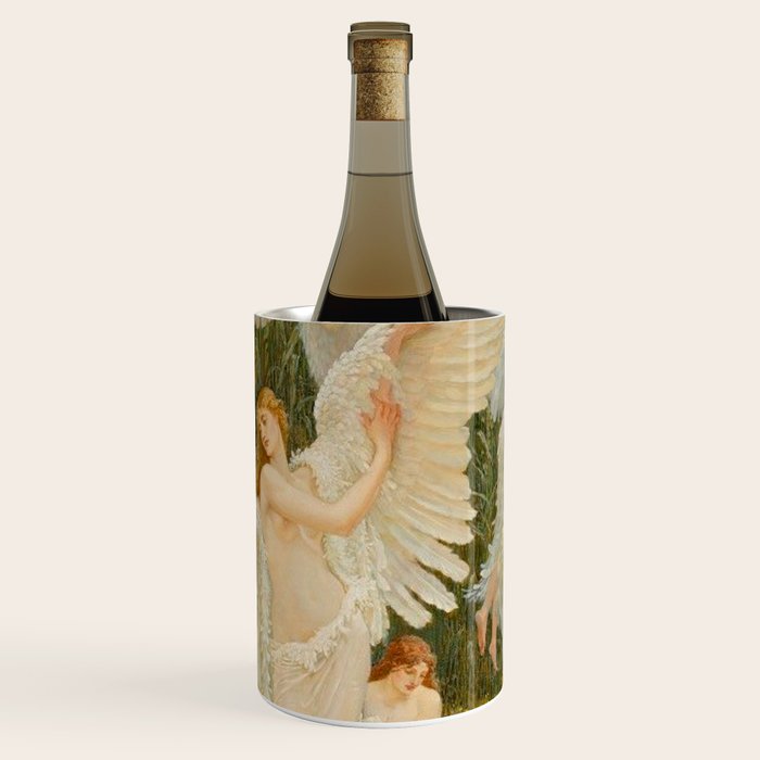 The Swan Maidens by Walter Crane Wine Chiller Gallery Image 1