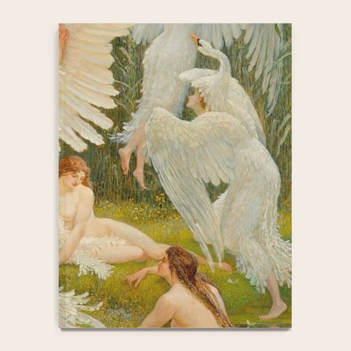 The Swan Maidens by Walter Crane Notebook Gallery Image 4