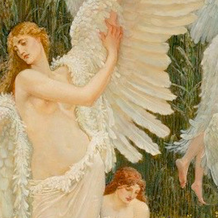The Swan Maidens by Walter Crane Coffee Mug Gallery Image 2