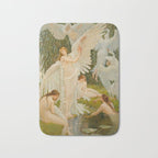 The Swan Maidens by Walter Crane Bath Mat Gallery Image 1