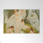 The Swan Maidens by Walter Crane Welcome Mat Gallery Image 1