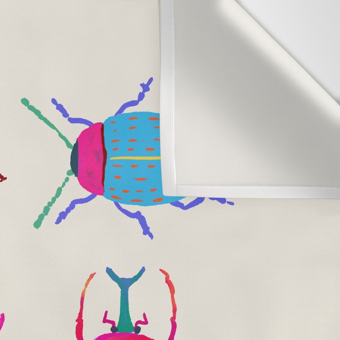 Vibrant Beetles Wall Tapestry Gallery Image 3
