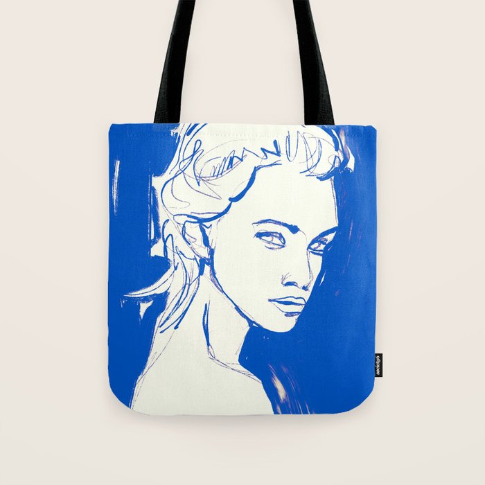 Portrait of a Woman 8 Tote Bag Gallery Image 1