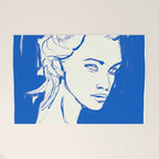 Portrait of a Woman 8 Welcome Mat Gallery Image 1