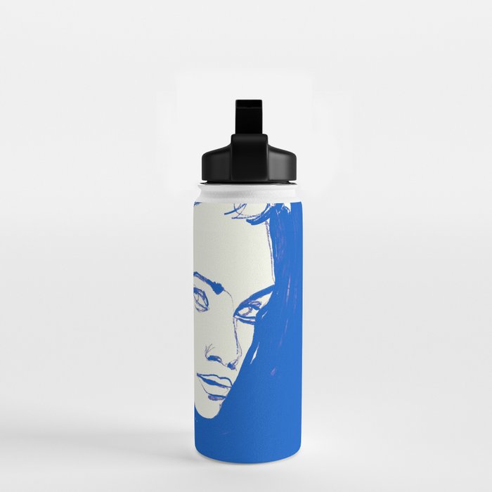 Portrait of a Woman 8 Water Bottle Gallery Image 2