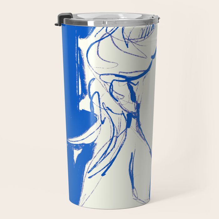 Portrait of a Woman 8 Travel Mug Gallery Image 3