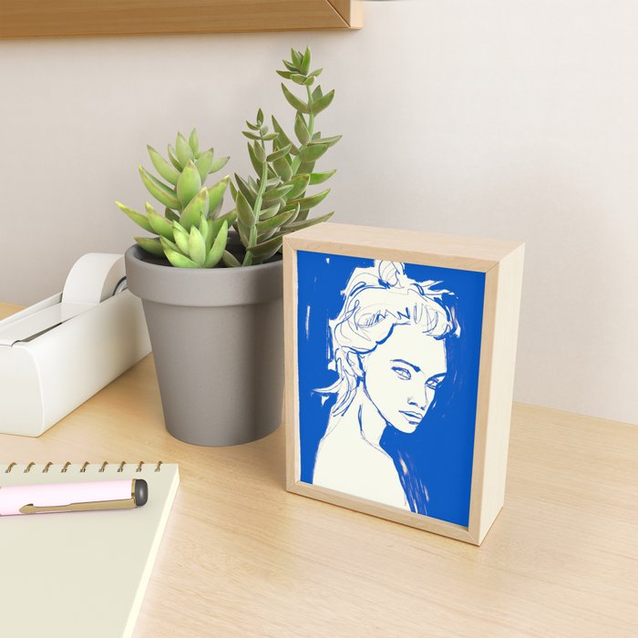 Portrait of a Woman 8 Mini Art Print Gallery Image 2