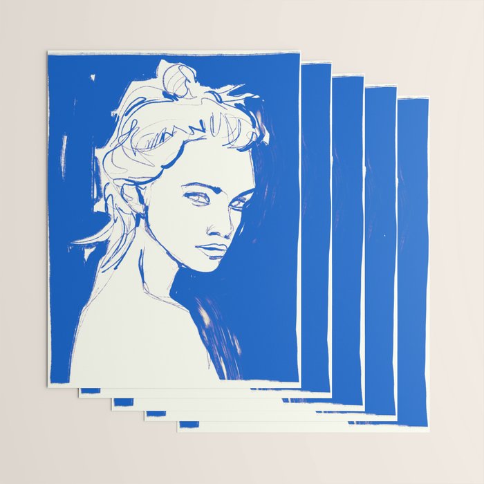 Portrait of a Woman 8 Wrapping Paper Gallery Image 3