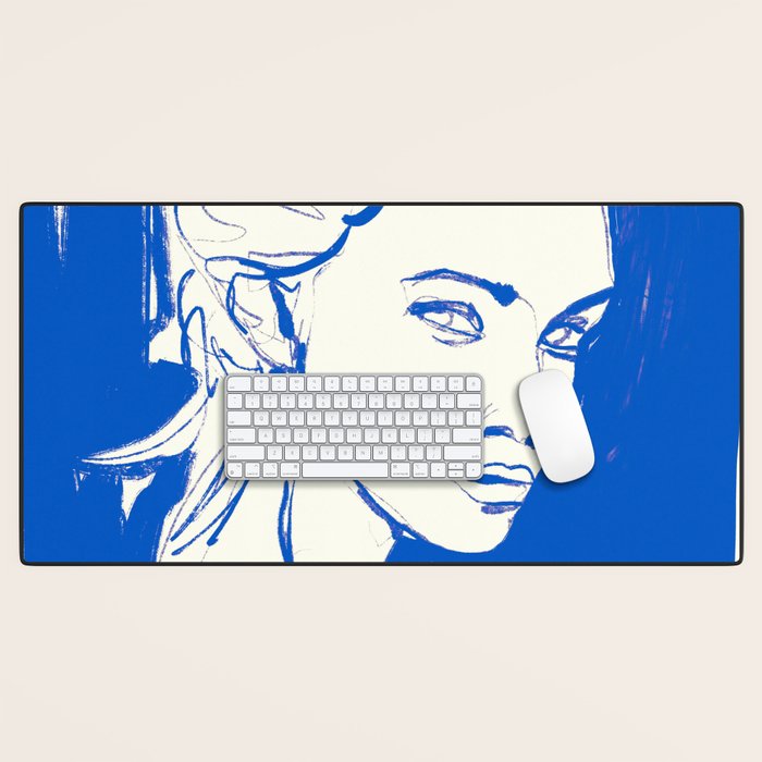 Portrait of a Woman 8 Desk Mat Gallery Image 1