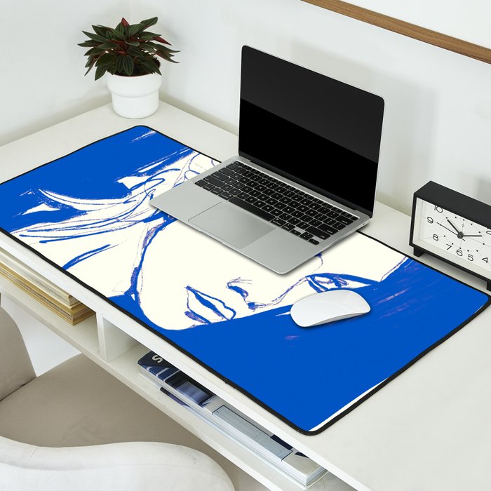 Portrait of a Woman 8 Desk Mat Gallery Image 2