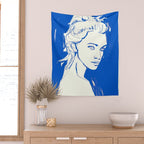 Portrait of a Woman 8 Wall Tapestry Gallery Image 2