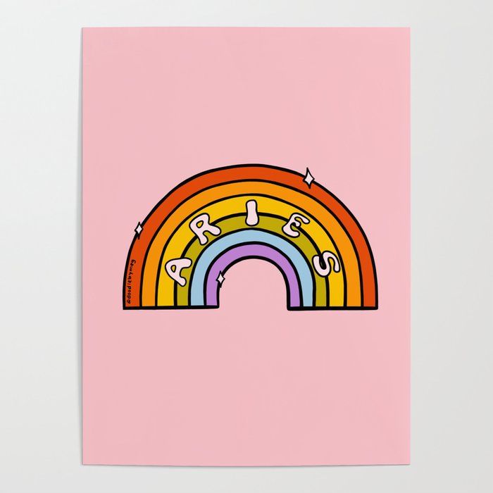 Aries Rainbow Poster Gallery Image 1