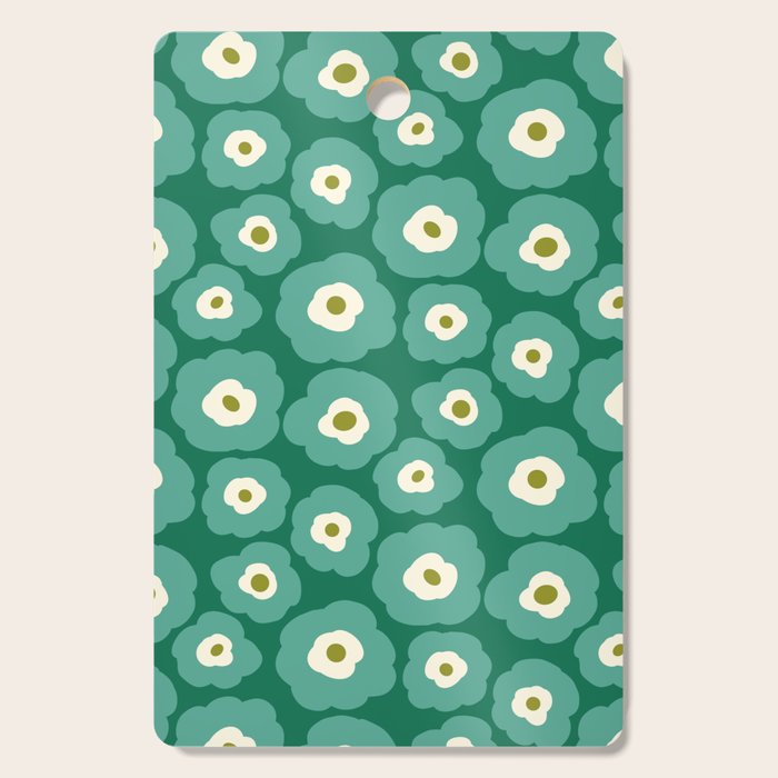 Green Flower Cutting Board Gallery Image 1