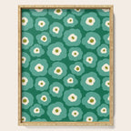 Green Flower Serving Tray Gallery Image 1