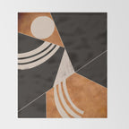 Abstract Minimal Shapes 130 Throw Blanket Gallery Image 2
