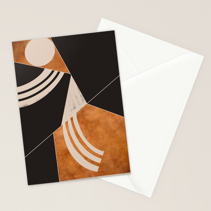Abstract Minimal Shapes 130 Stationery Card Gallery Image 2