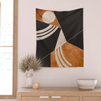 Abstract Minimal Shapes 130 Wall Tapestry Gallery Image 2
