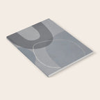 Mid Century Shapes And Outline Grey Teal Notebook Gallery Image 2