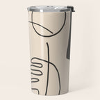 Abstract Face 4 Travel Mug Gallery Image 2