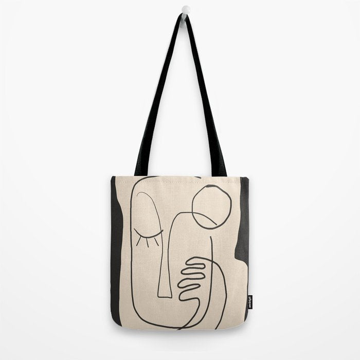 Abstract Face 4 Tote Bag Gallery Image 2